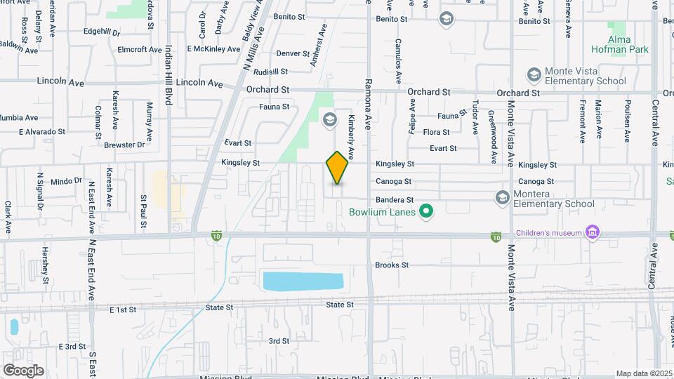 10380 Kimberly Ave Map and Location Details