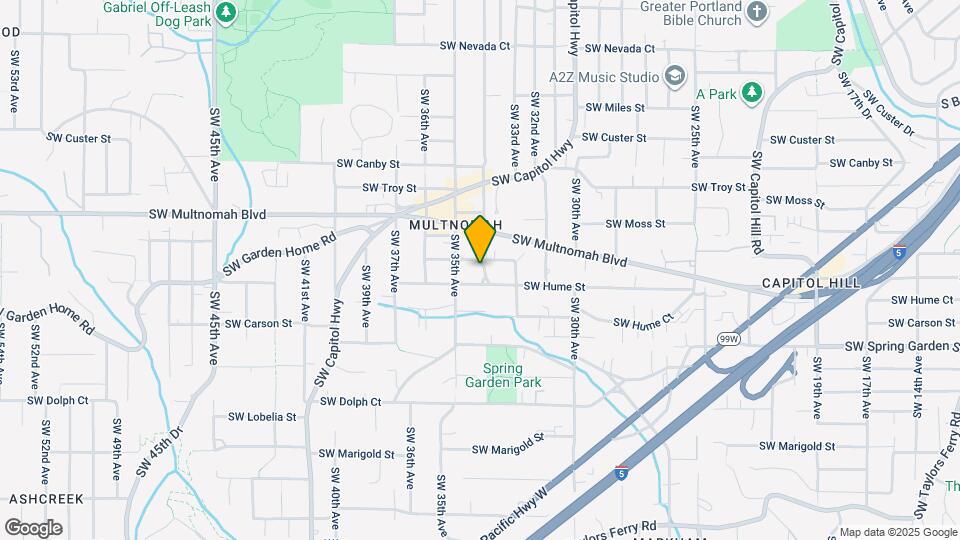 8105 SW 34th Ave Map and Location Details