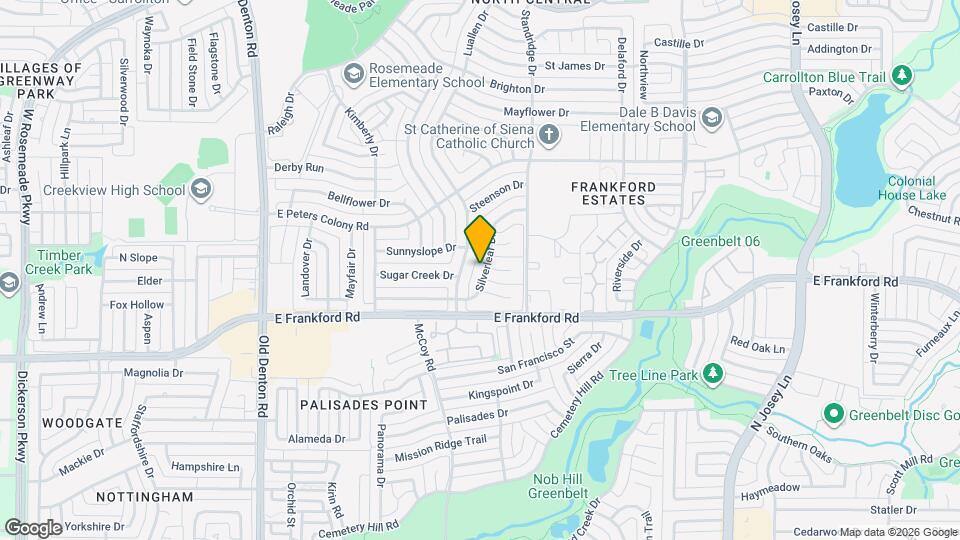 1613 Silverleaf Dr Map and Location Details