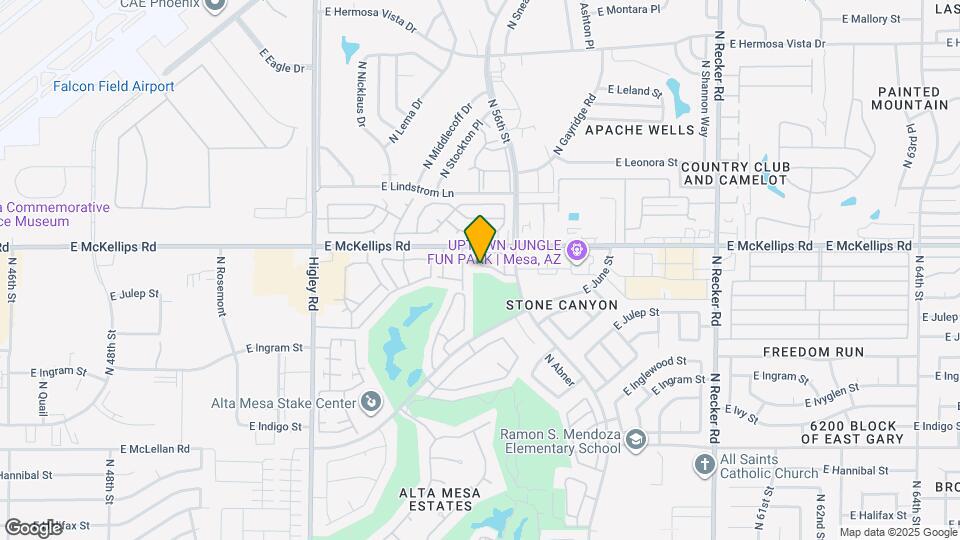 5521 E Jaeger St Map and Location Details