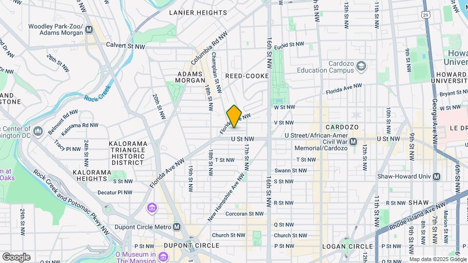1732 Seaton St NW Map and Location Details