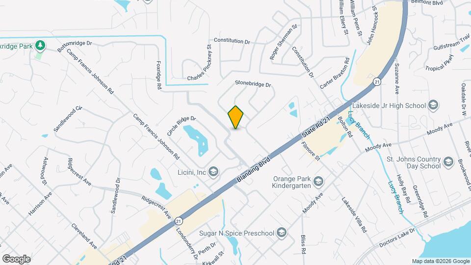 156 Foxridge Rd Map and Location Details