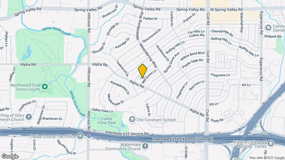 13415 Mill Grove Ln Map and Location Details