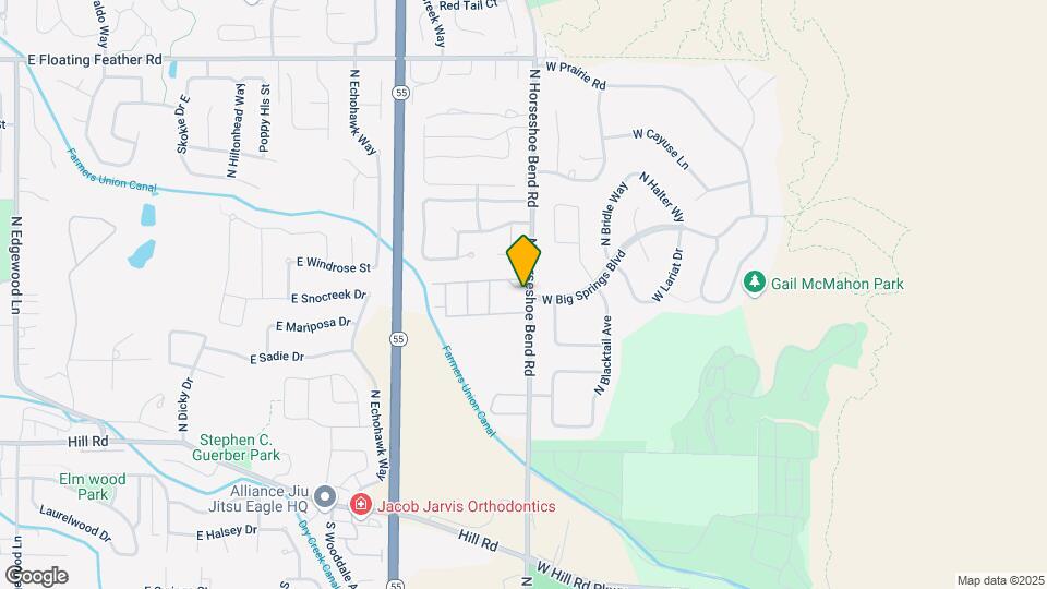 10601 N Horseshoe Bend Rd Map and Location Details