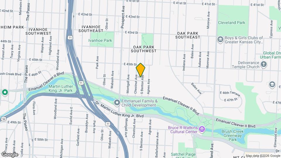 4546 S Benton Ave Map and Location Details