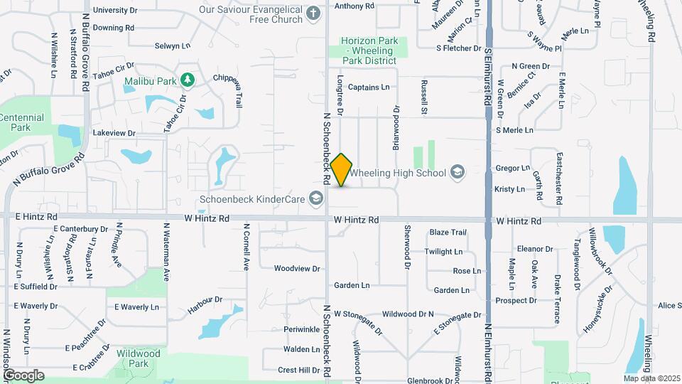 1167 Longtree Ln Map and Location Details