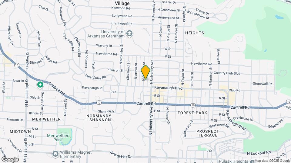 2017 N Garfield St Map and Location Details