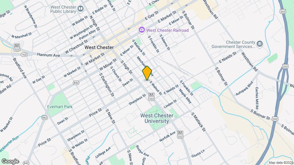 420 S Walnut St Map and Location Details