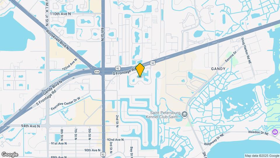 10200 Gandy Blvd N Map and Location Details