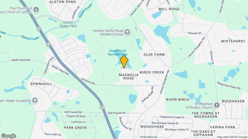 933 Magnolia Ridge Way Map and Location Details