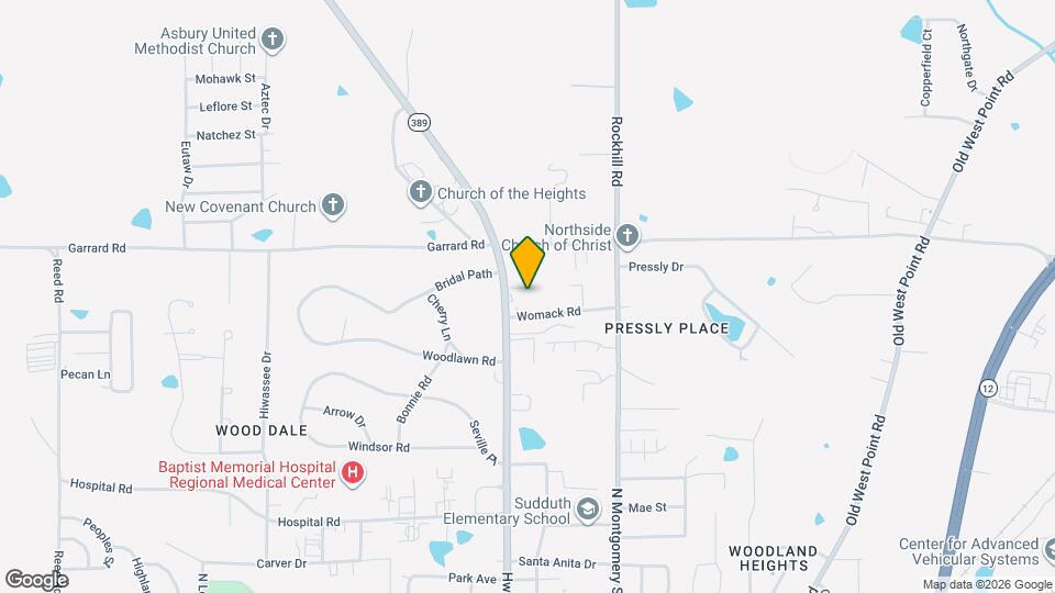 108 Womack Rd Map and Location Details