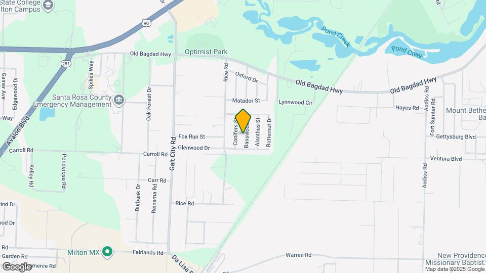 4413 Basswood St Map and Location Details