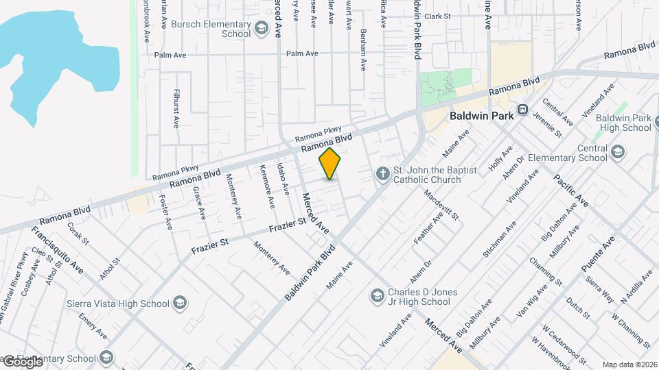 3831 1/4 Bresee Ave Map and Location Details