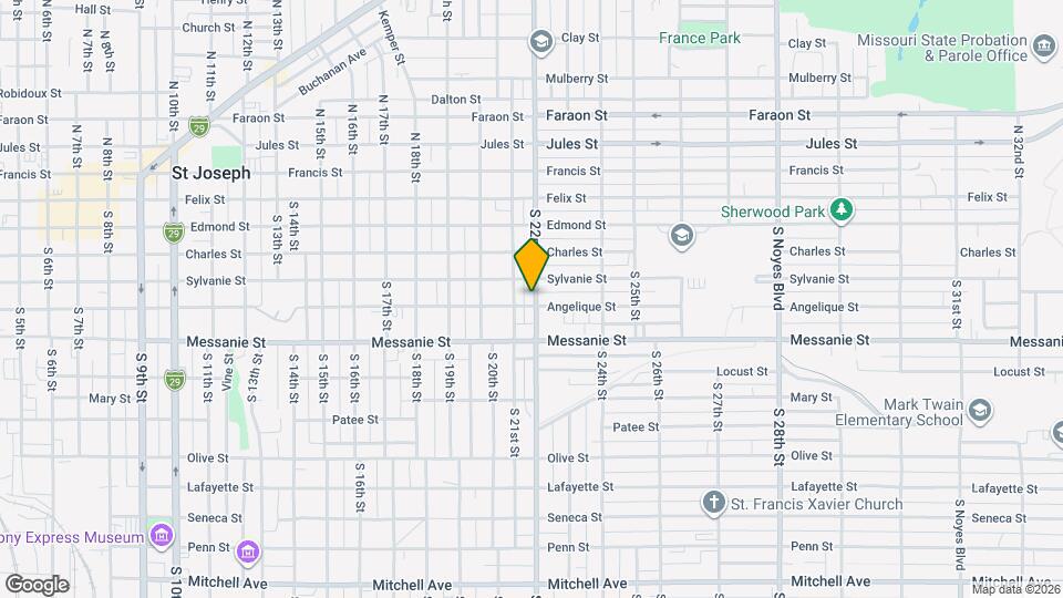 420 S 22nd St Map and Location Details