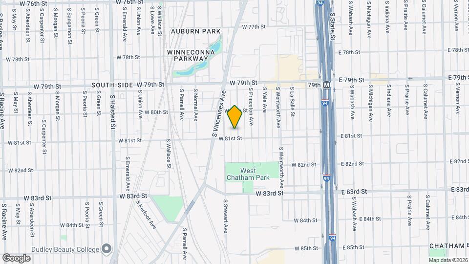 8040 S Harvard Ave Map and Location Details