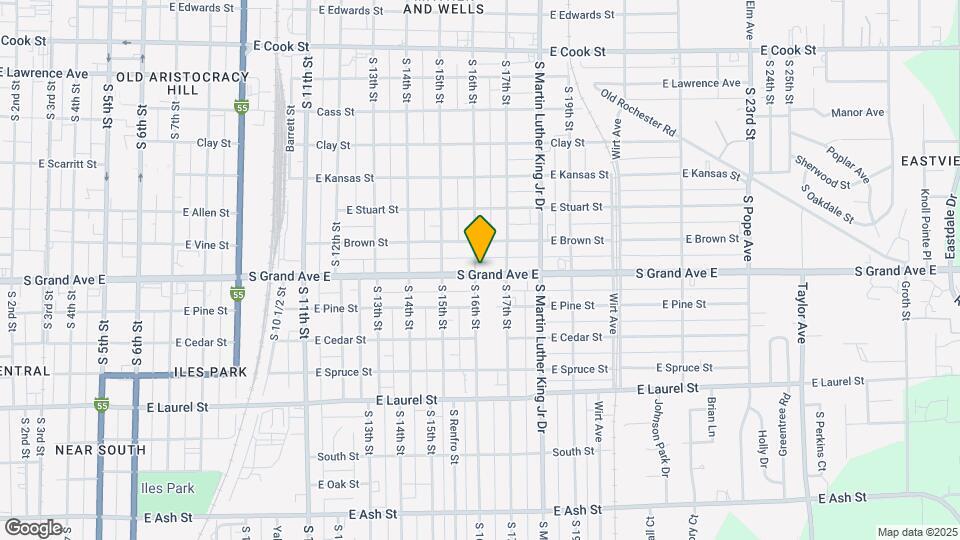 1601 S Grand Ave E Map and Location Details