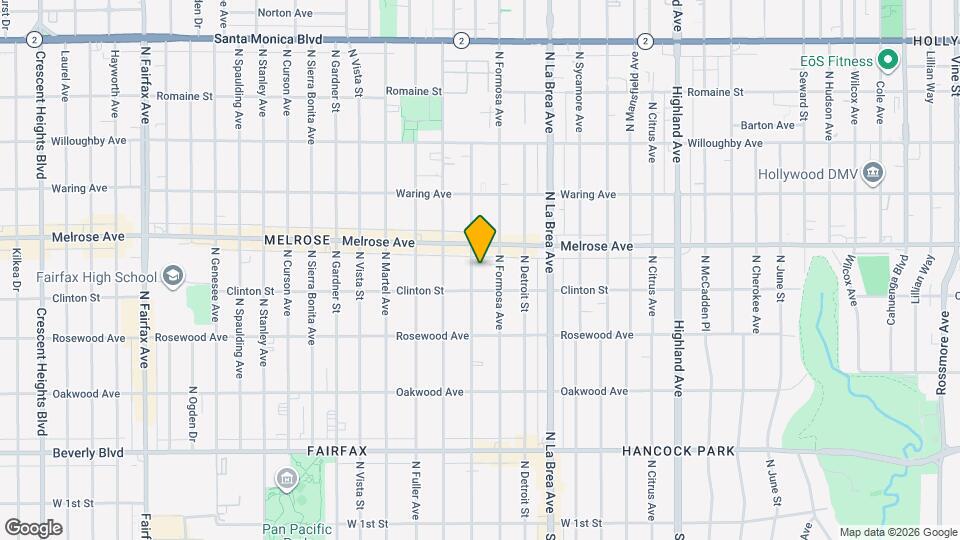 622-624 N Alta Vista Blvd Map and Location Details