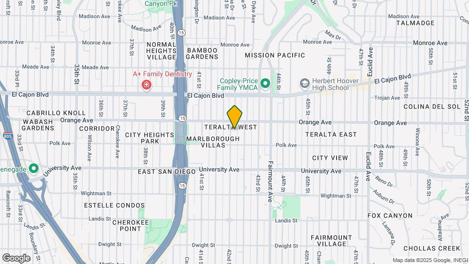 42nd Street Apartments Map and Location Details
