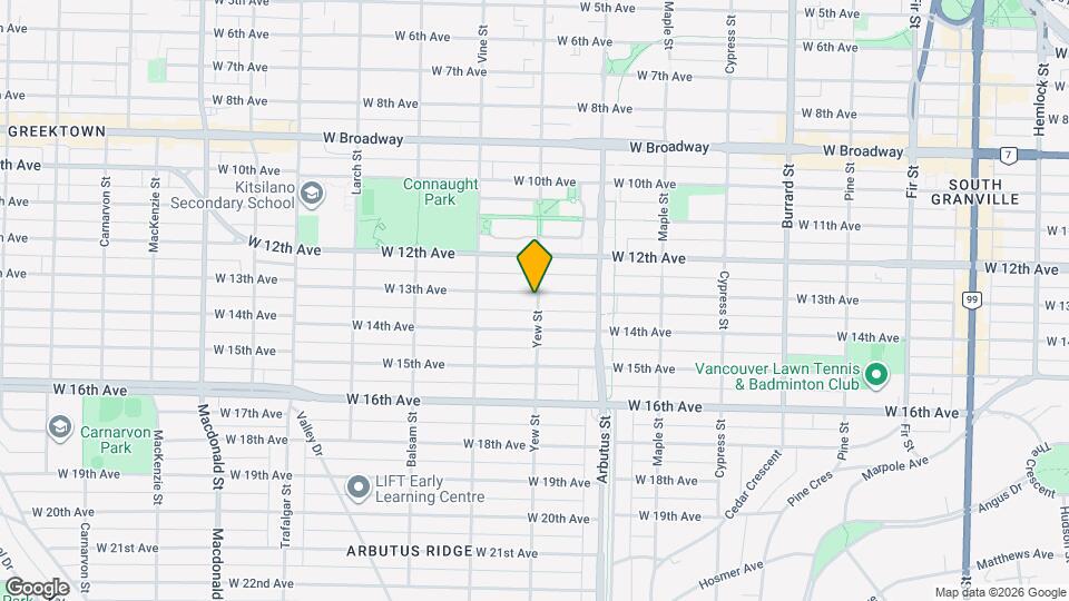 2204 13th Av W Map and Location Details