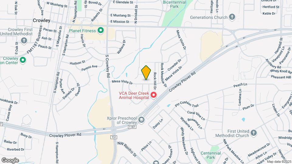 805 Mesa Vista Dr Map and Location Details