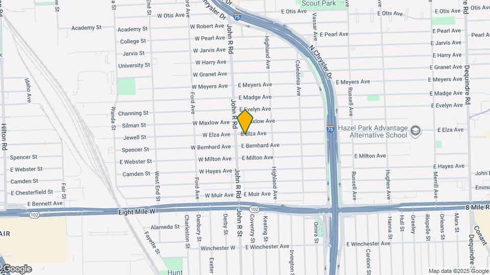 34 E Elza Ave Map and Location Details