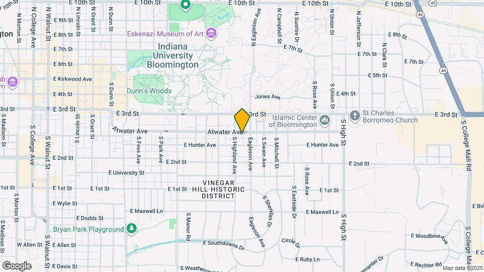 1308 Atwater Ave Map and Location Details
