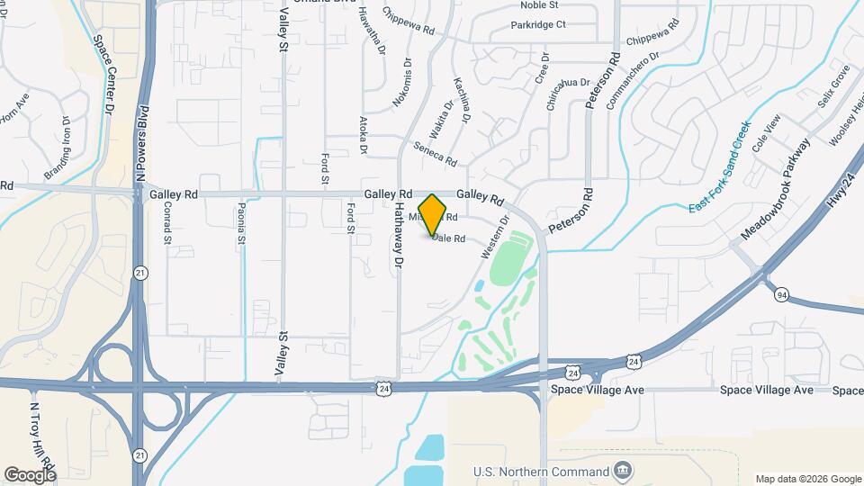 6741 Dale Rd Map and Location Details