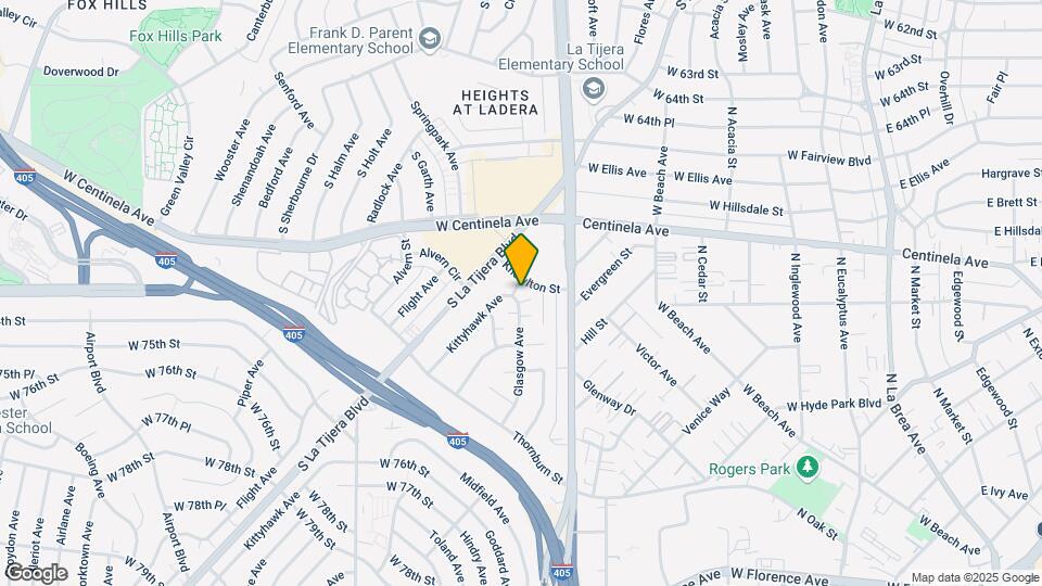 6910 Kittyhawk Ave Map and Location Details