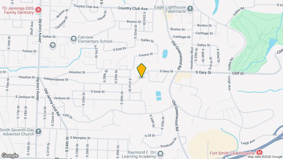 3204 Independence St Map and Location Details