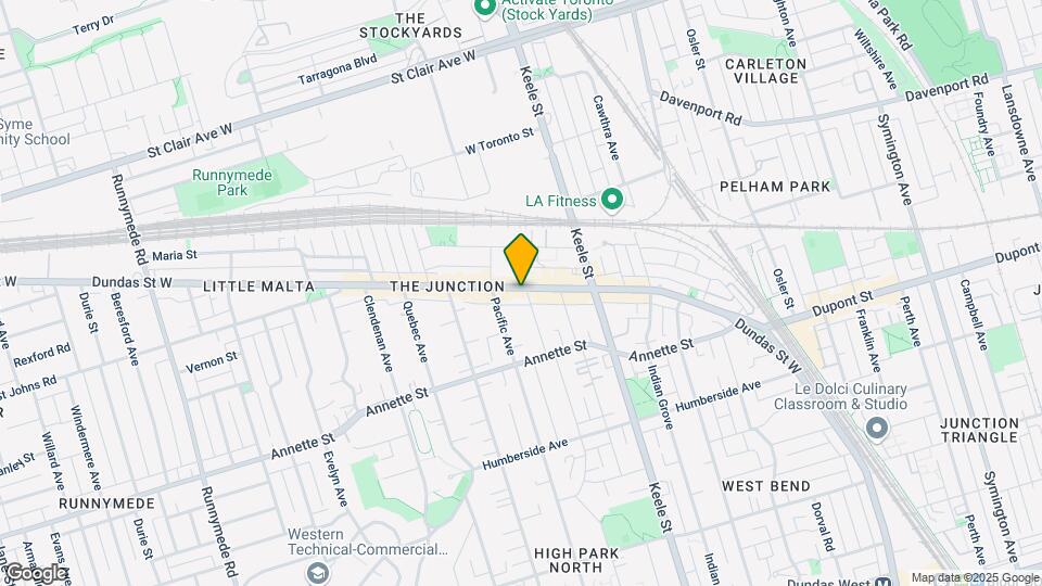 2945 Dundas St W Map and Location Details