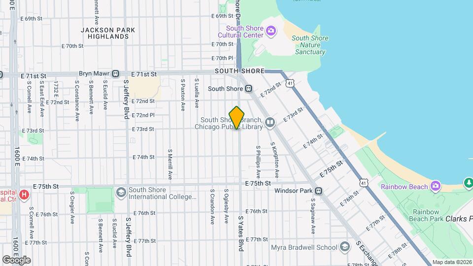 7306 S Yates Blvd Map and Location Details