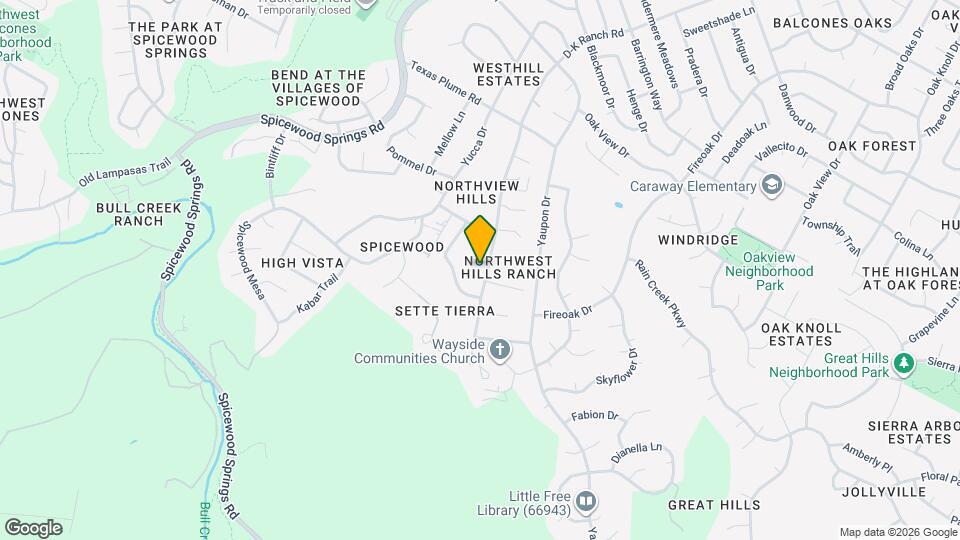 10506 D-K Ranch Rd Map and Location Details