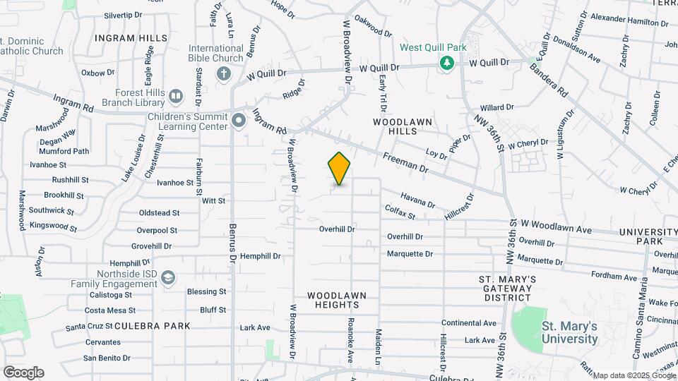 323 Colfax St Map and Location Details