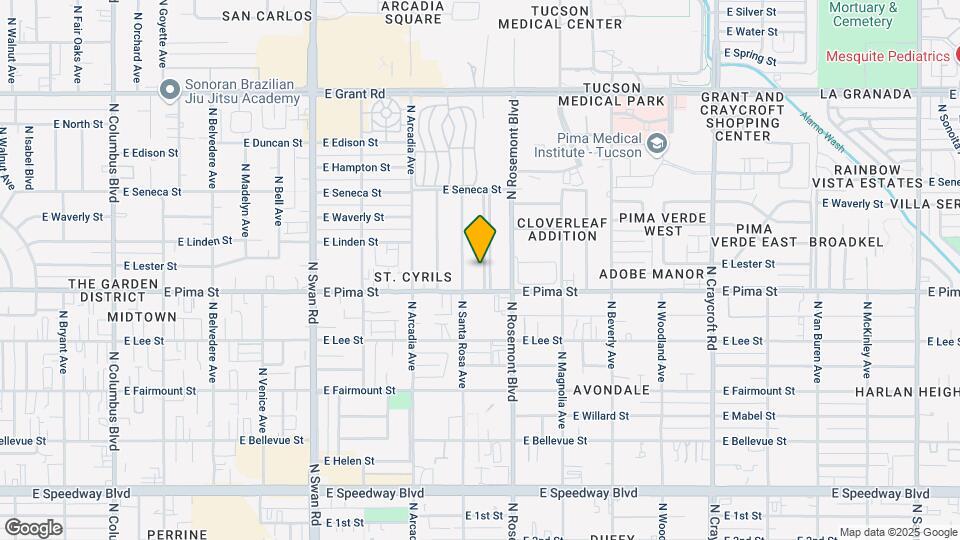 1761 N Frances Blvd Map and Location Details