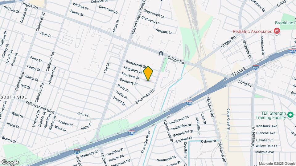 5334 Keystone St Map and Location Details