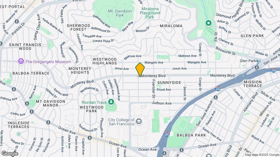 691-699 Monterey Blvd Map and Location Details