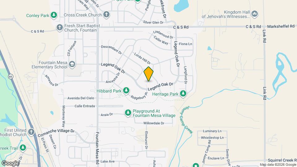 985 Ridgebury Pl Map and Location Details