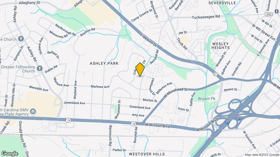 1800 Berryhill Rd Map and Location Details