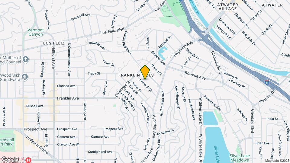 3823 Evans St Map and Location Details