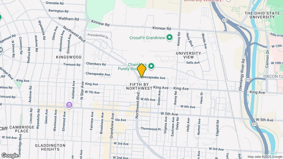 1656-1662 Northwest Blvd Map and Location Details