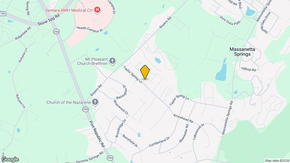 3023 Taylor Spring Ln Map and Location Details