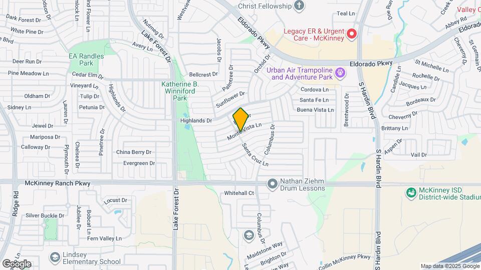 4713 Monte Vista Ln Map and Location Details