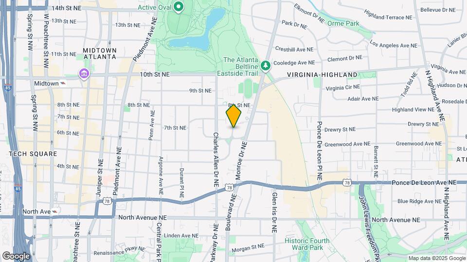 841 Vedado Way NE Map and Location Details