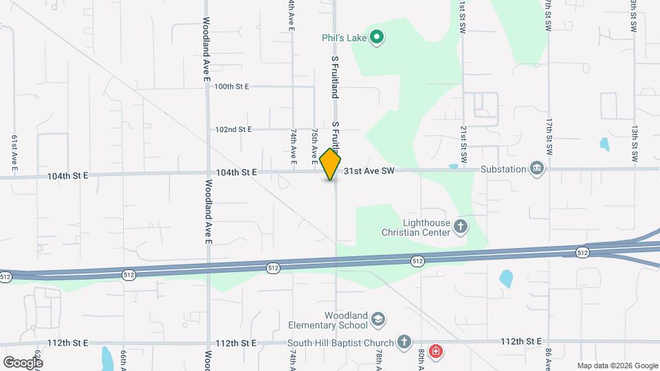 10410 S Fruitland Map and Location Details