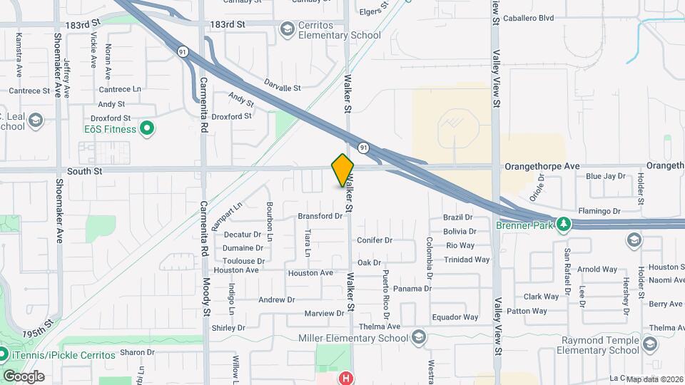 7061 Walker St Map and Location Details