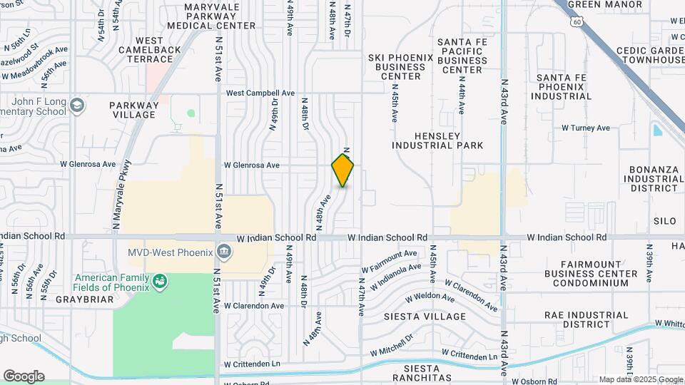 4212 N 47th Dr Map and Location Details