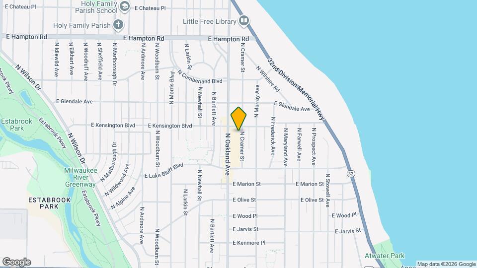 4475 N Cramer St Mapa y Detalles de la Ubicación