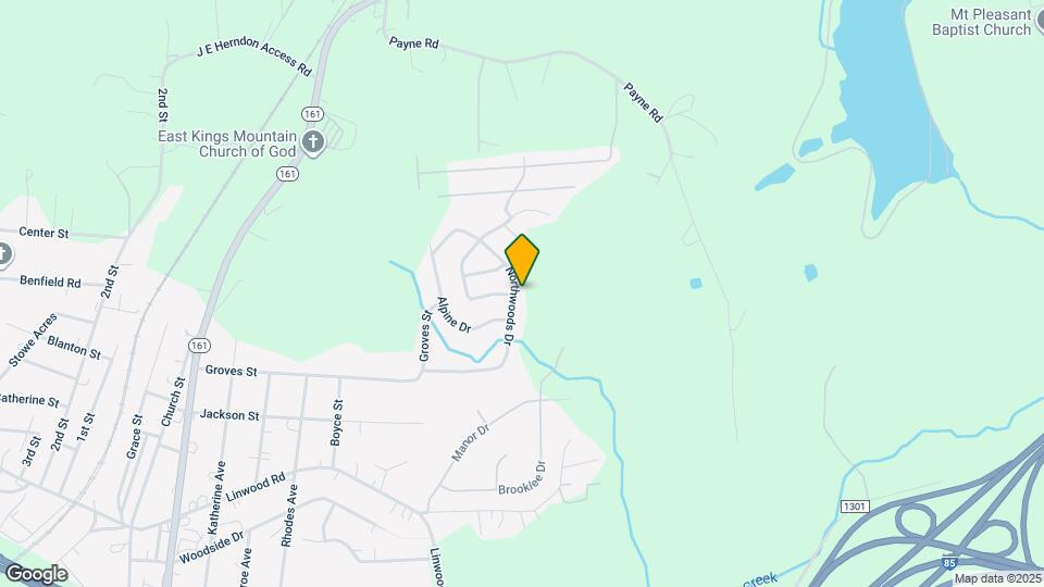 1500 Northwoods Dr Map and Location Details