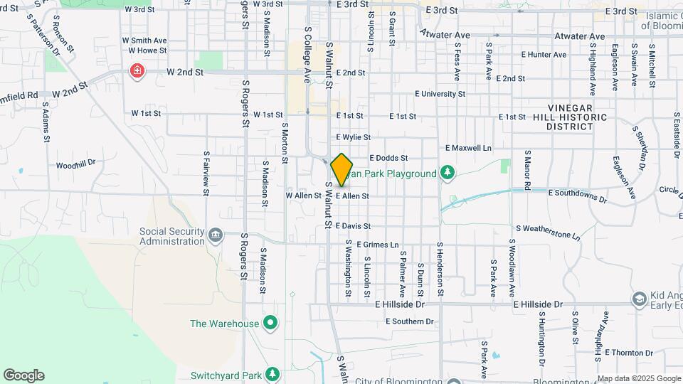 109 E Allen St Map and Location Details
