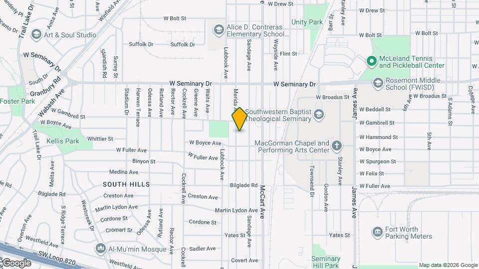4525 Merida Ave Map and Location Details
